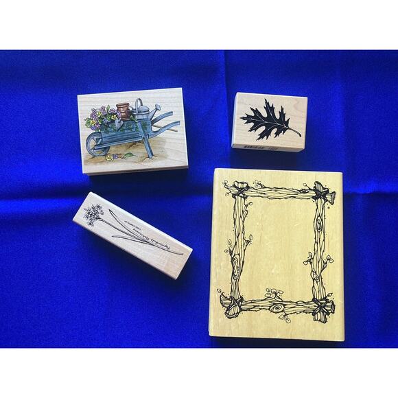 New Rubber Stamps - lot of 4 - Picture 1 of 10